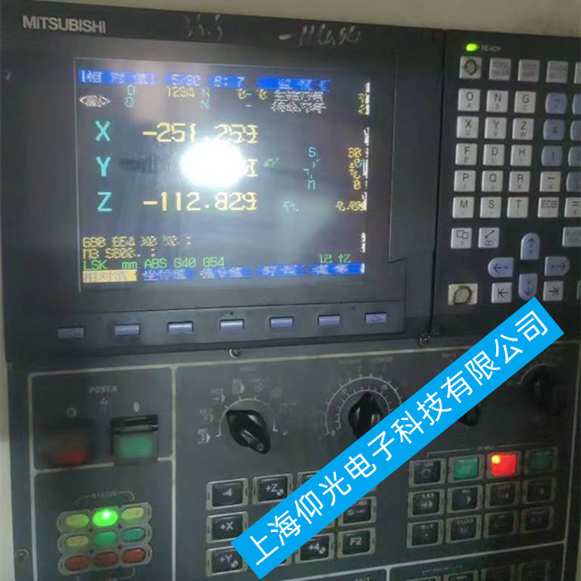 三菱數(shù)控系統(tǒng)花屏維修FCU6-DUN22字模糊修理